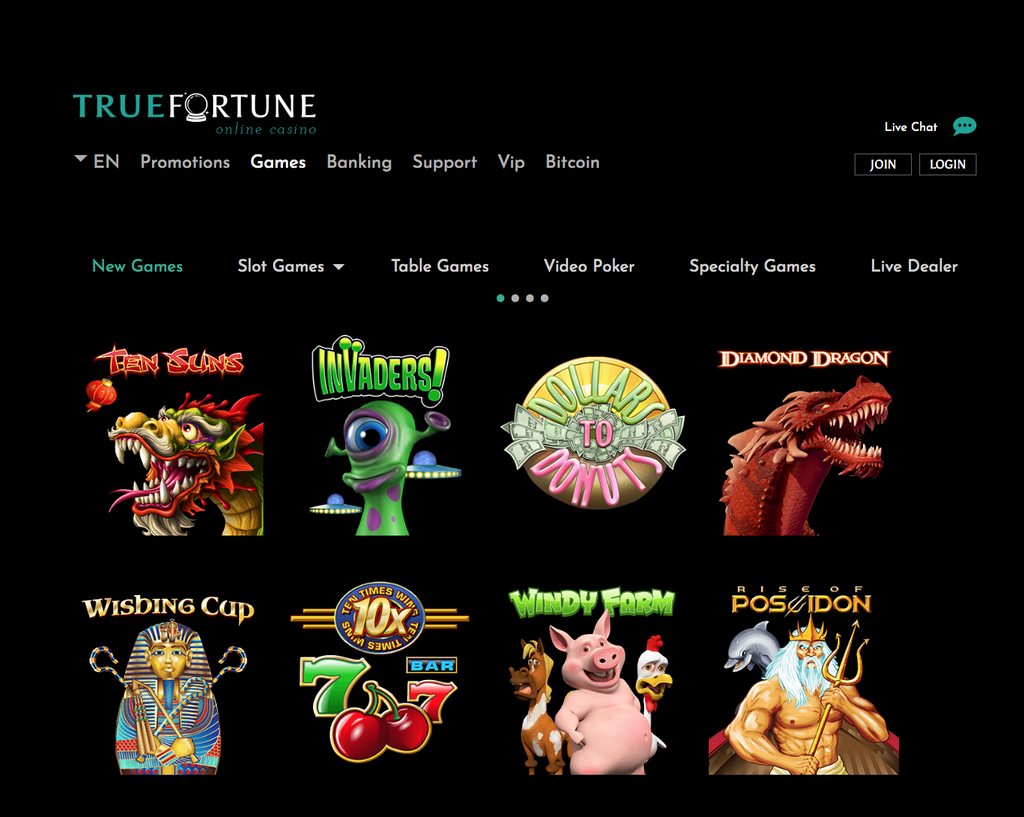 Sitio de Casino True Fortune